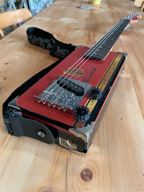 6 string electric cigar box guitar|cigar box guitar neck measurements.